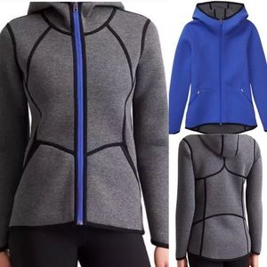 Athleta Reversible Hoodie Jacket